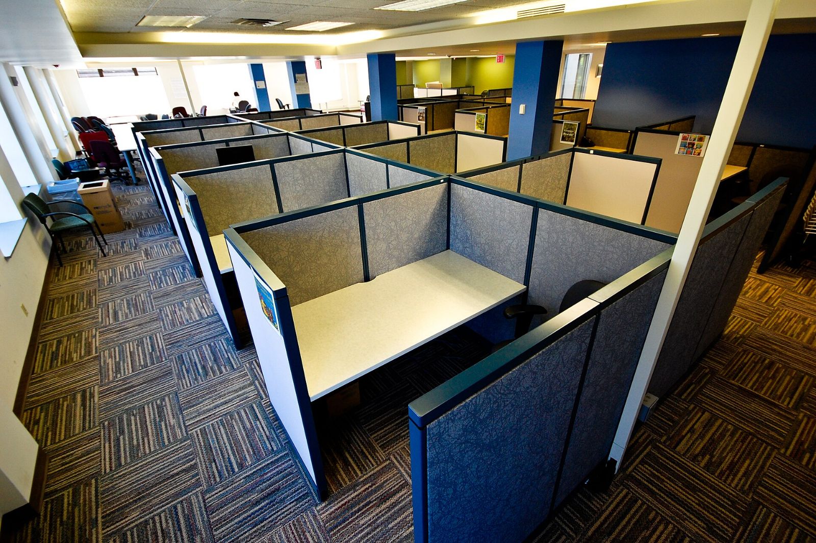 Office floor at lease end