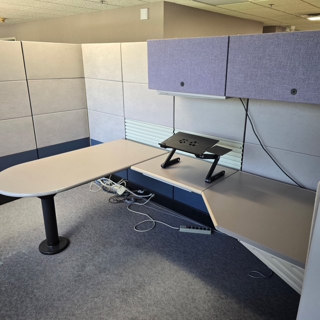 16 Herman Miller Ethospace 8x12 Workstations, 67″ panels in Zeeland