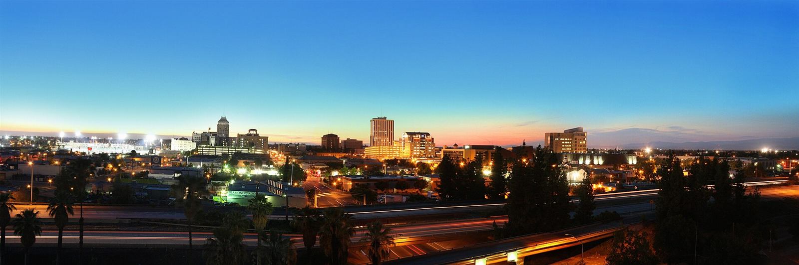 Fresno skyline
