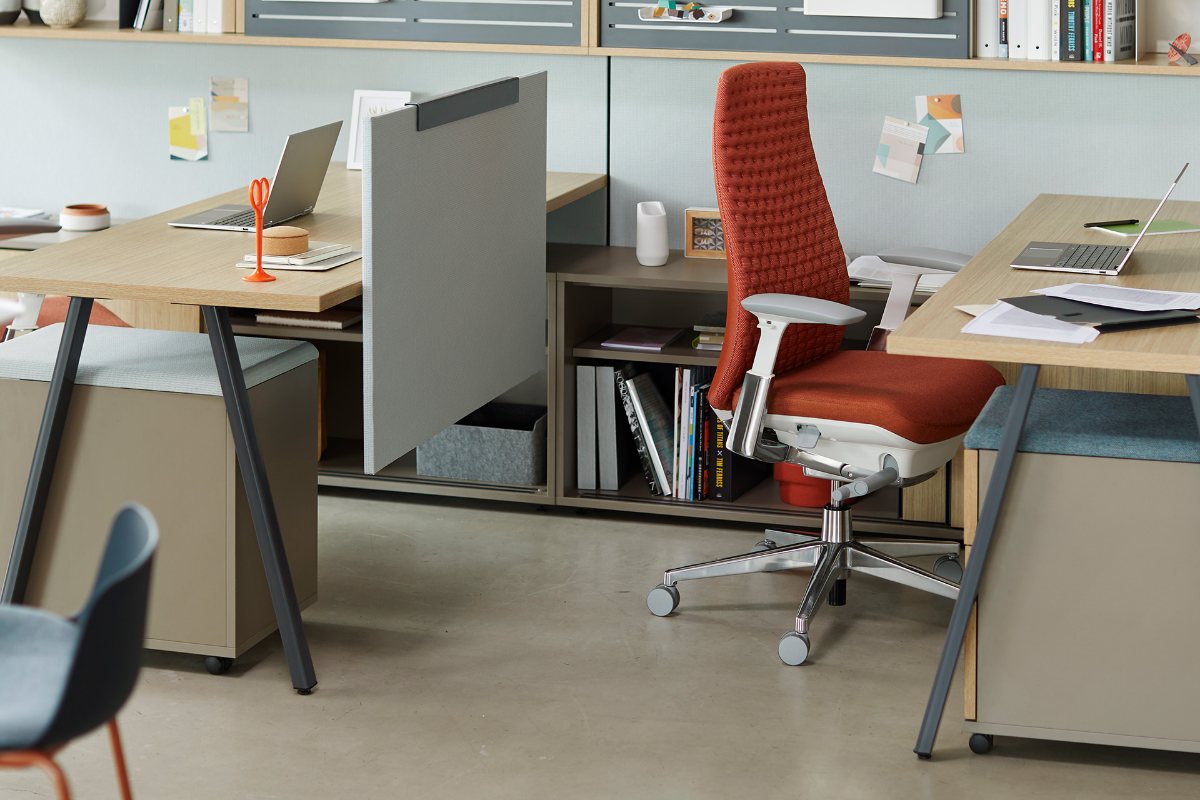 Haworth Compose workstations